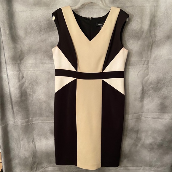 R&M Richards Dresses & Skirts - Geometric design color block dress by R&M Richards